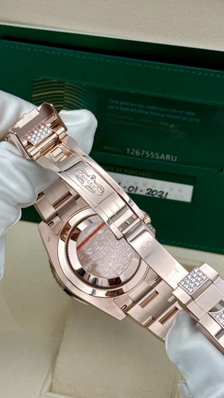 Rolex 40 mm, Everose gold 126755SARU-2 5