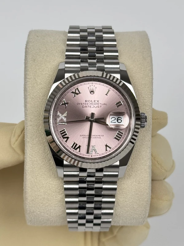 Rolex 36 mm Steel and White Gold 126234-0031 2
