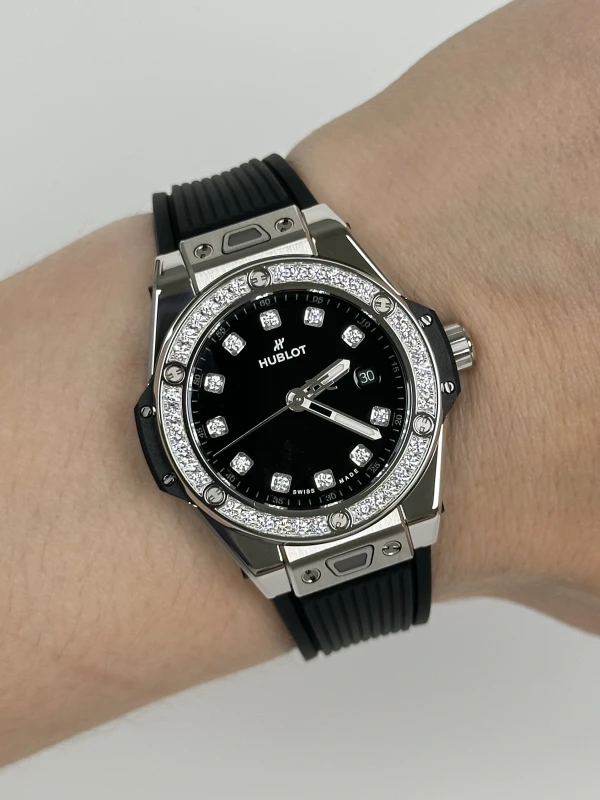 Hublot ONE CLICK STEEL DIAMONDS 485.SX.1270.RX.1204 9