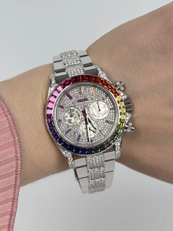 Rolex Cosmograph 40mm Everose Gold 'Rainbow' 126509 XLAB 6
