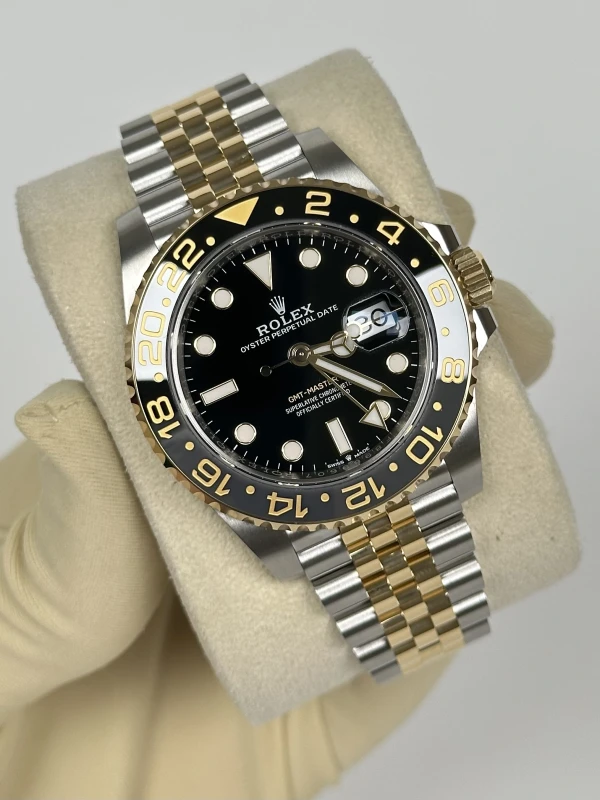 Rolex GMT Master II 40mm Steel and Yellow Gold 126713grnr-0001 2