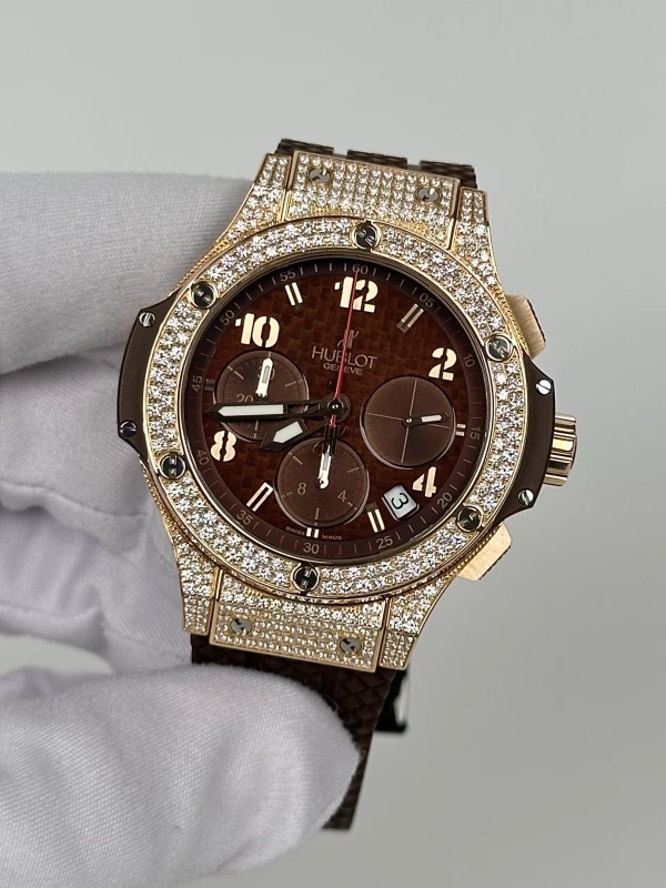 Hublot  Red Gold Cappuccino Diamonds 341.PC.1007.RX.094 4
