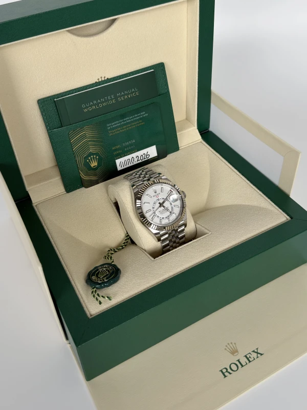Rolex 42mm Steel and White Gold 336934-0004 5