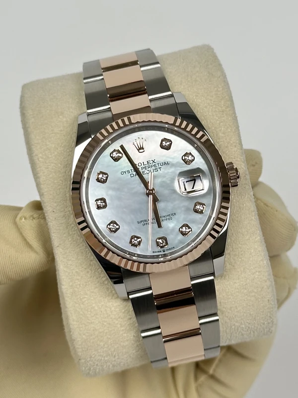 Rolex 36mm Steel and Everose Gold 126231-0022 3