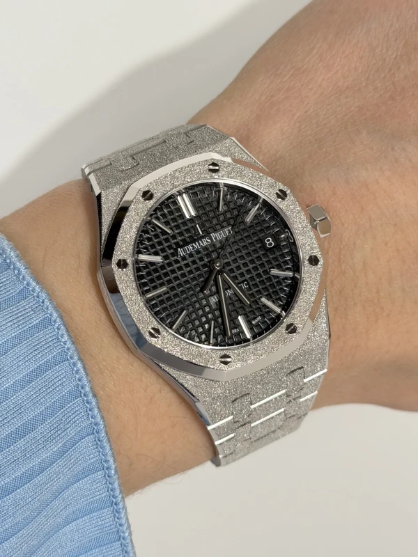 Audemars Piguet Frosted Gold 37mm 15454BC.GG.1259BC.03 5