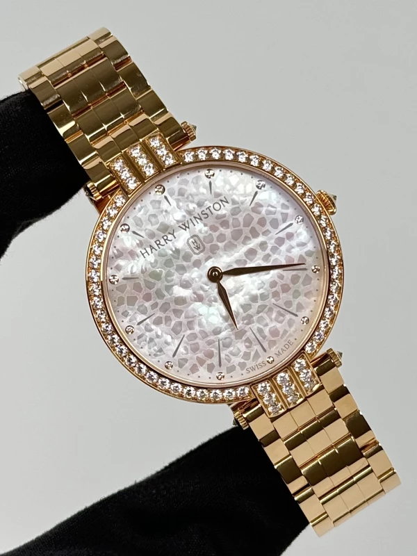 Harry Winston Ladies 39 mm in White Gold PRNQHM39RR002 2