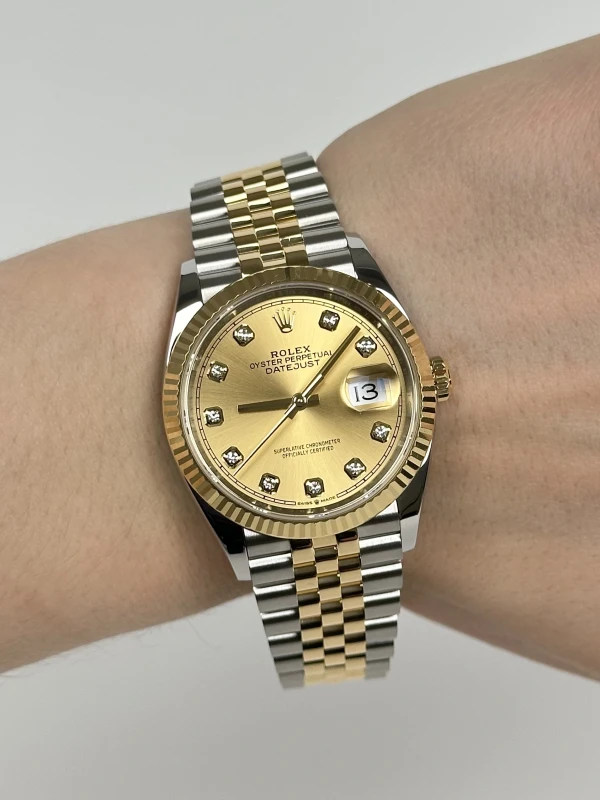 Rolex 36 MM, OYSTERSTEEL AND YELLOW GOLD 126233-0017 7