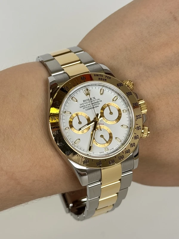 Rolex COSMOGRAPH 40 MM, OYSTERSTEEL AND YELLOW GOLD 116523-0040 7