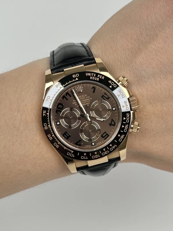 Rolex Cosmograph 40mm Everose Gold 116515 Chocolate Brown 3