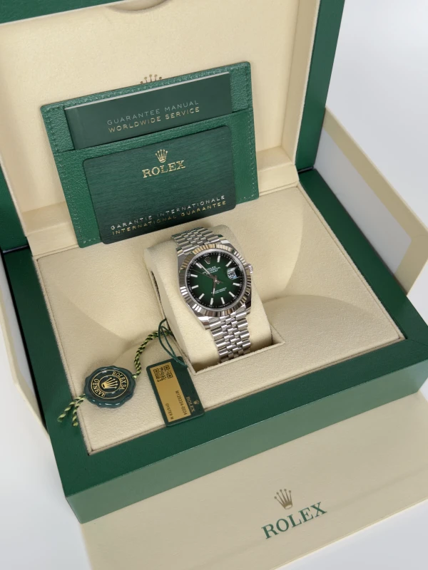 Rolex Datejust 41mm Steel and White Gold 126334-0034 5