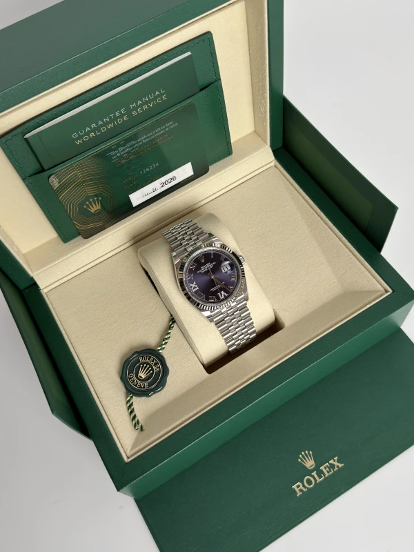 Rolex 36mm Steel and White Gold 126234-0021 5