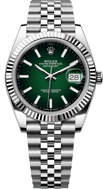Datejust 41mm Steel and White Gold
