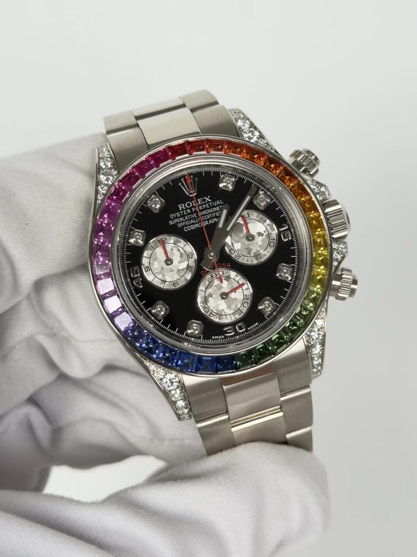 Rolex Cosmograph 40mm White Gold 'Rainbow' 116599 RBOW 3