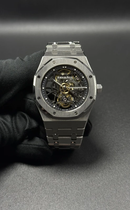 Audemars Piguet Openworked Extra-Thin Royal Oak Tourbillon  26511PT.OO.1220PT.01 9