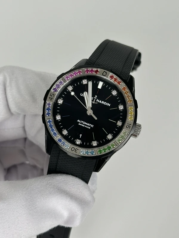 Ulysse Nardin Diver Lady Diver Rainbow 39 mm 8163-182B1LE-2A-RAIN/3A 4