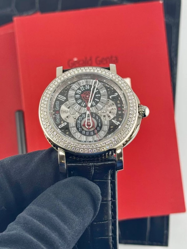 Gerald Genta Arena Perpetual Calendar GMT AQG.Y.66.915.CN.BD.S02 8