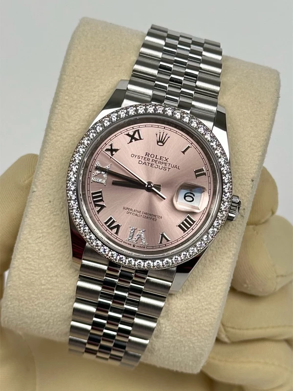 Rolex 36 mm steel and white gold 126284rbr-0023 4
