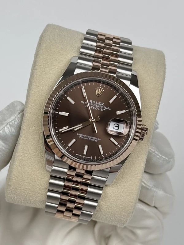 Rolex 36mm Steel and Everose Gold 126231-0043 4