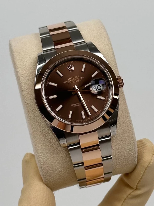 Rolex 41mm Steel and Everose Gold 126301-0001 3
