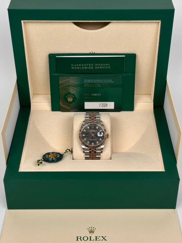 Rolex Datejust 36mm Steel and Everose Gold 126231-0041 5