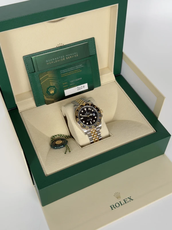 Rolex GMT Master II 40mm Steel and Yellow Gold 126713grnr-0001 5