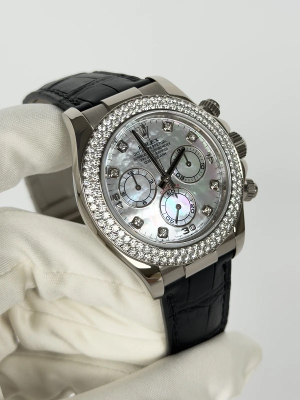 Rolex Cosmograph 40mm White Gold 116589RBR mdw 3