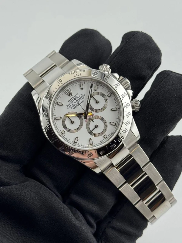 Rolex Cosmograph 40mm Steel 116520-White 9