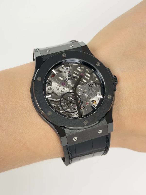 Hublot Ultra-Thin Skeleton All Black 515.CM.0140.LR 6