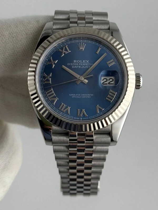 41mm Steel and White Gold