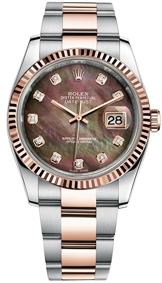 Rolex 36 mm, steel and Everose gold 116231-0075 изображение - 1