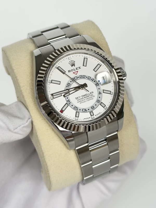 Rolex 42mm Steel and White Gold 336934-0003 2