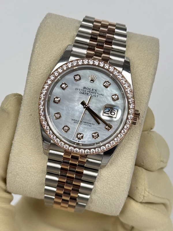 Rolex 36mm Steel and Everose Gold 126281rbr-0009 4