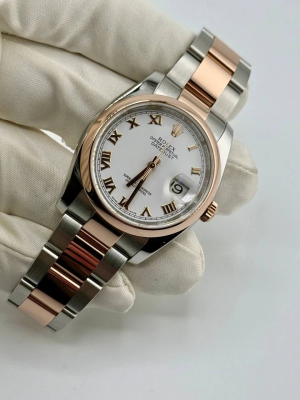 Rolex 36mm Steel and Everose Gold 116201-0093 3