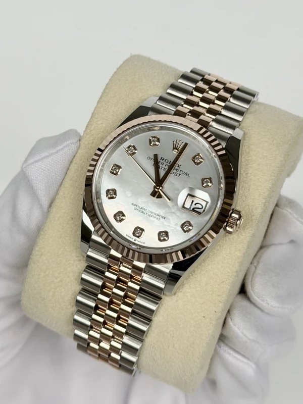 Rolex 36mm Steel and Everose Gold 126231-0021 3
