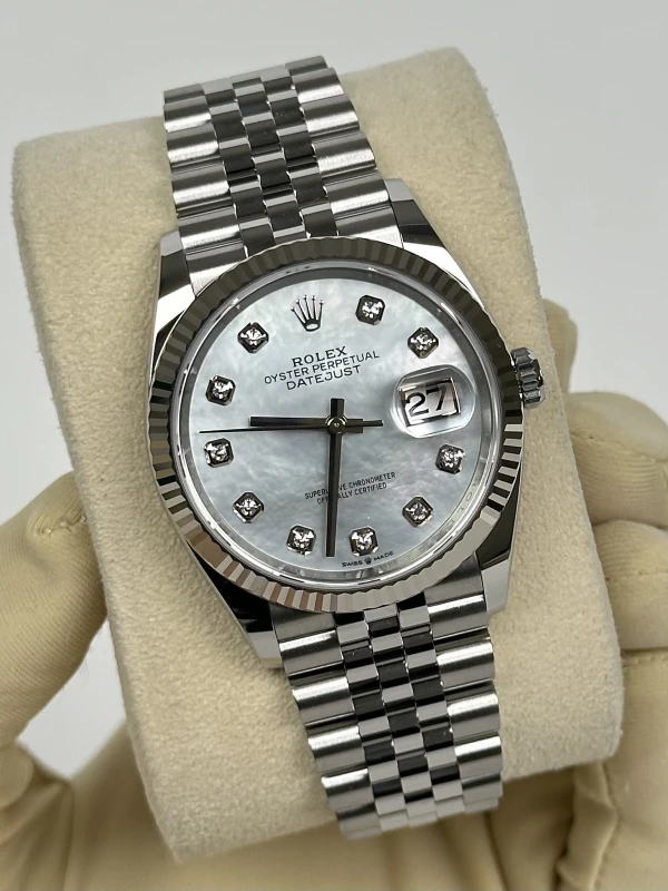 Rolex 36mm Steel and White Gold 126234-0019 3