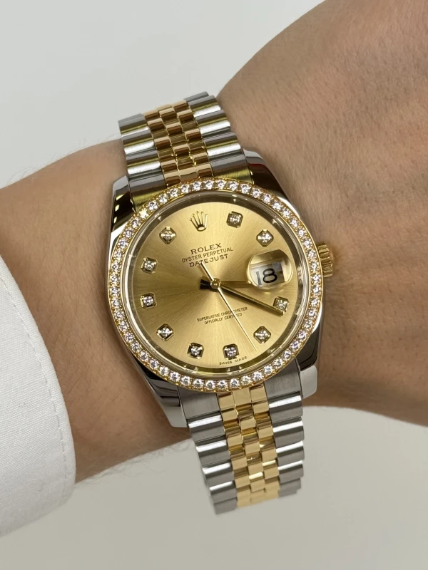 Rolex 36mm Steel and Yellow Gold 116243 chdj 8