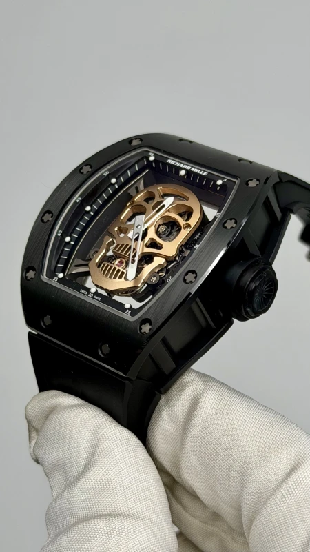 Richard Mille Skull Tourbillon Gold RM 52-01 AN CA-TZP 5