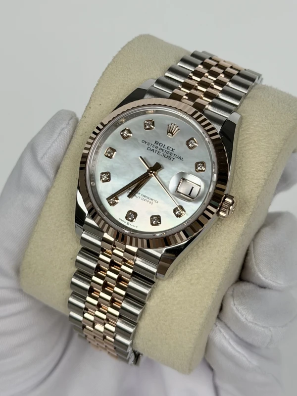 Rolex 36mm Steel and Everose Gold 126231-0021 3