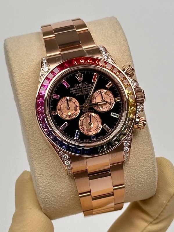 Rolex Cosmograph 40mm Everose Gold 'Rainbow' 126505XLAB 3