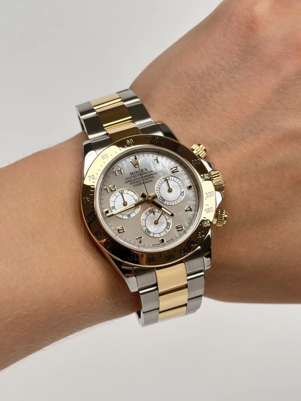 Rolex Cosmograph 40mm Steel and Yellow Gold 116523 ma 8