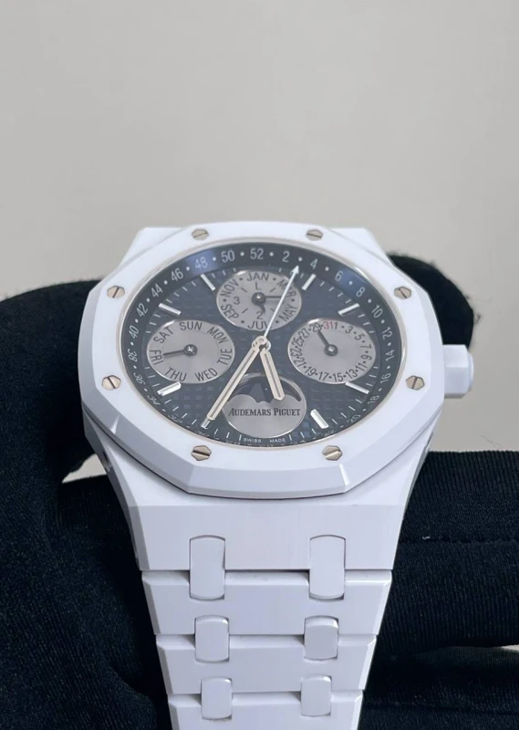 Audemars Piguet Perpetual Calendar White Ceramic 26579CB.OO.1225CB.01 4