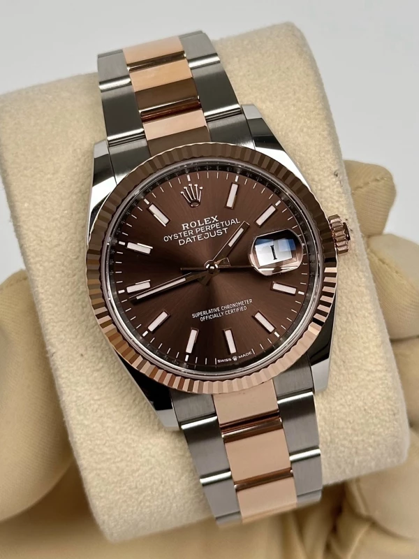 Rolex 36mm Steel and Everose Gold 126231-0044 3