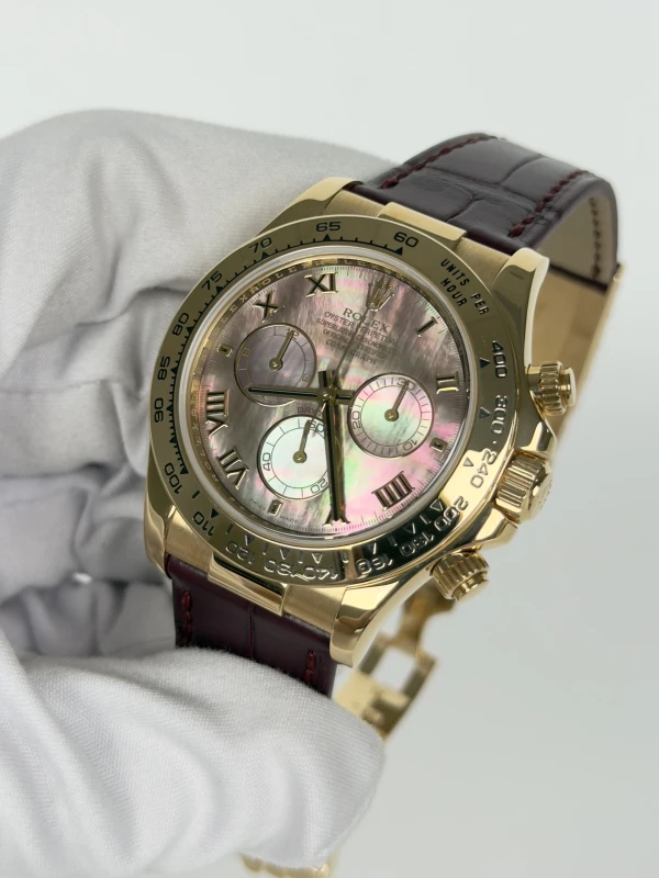 Rolex 40mm Yellow Gold 116518 dkmbk 3