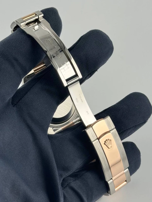 Rolex 36mm Steel and Everose Gold 116201-0105 6