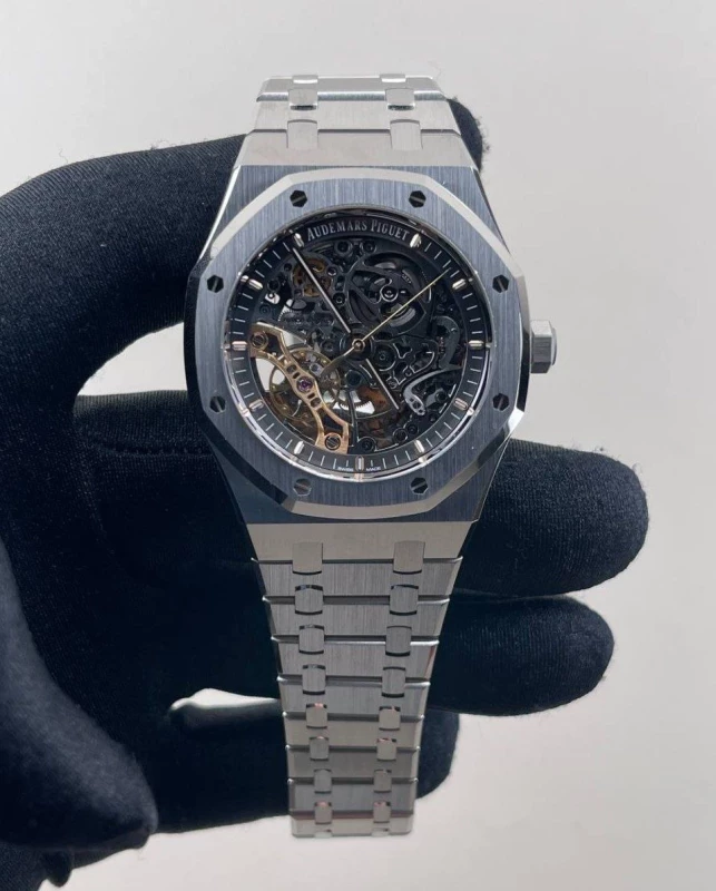 Audemars Piguet Double Balance Wheel Openworked  15407ST.OO.1220ST.01 4