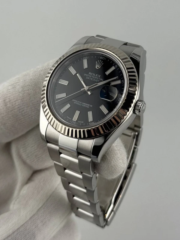 Rolex II 41mm Steel and White Gold 116334 4