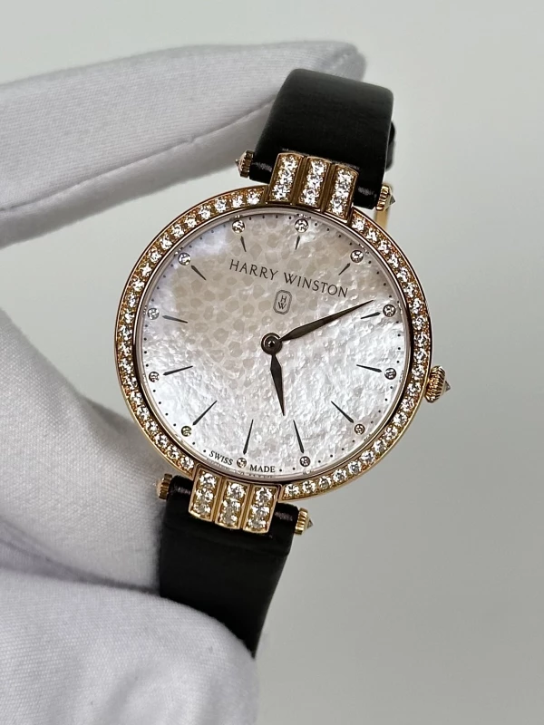 Harry Winston Ladies 36mm  PRNQHM36RR001 4