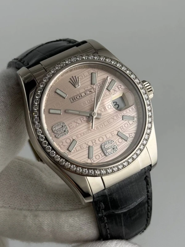 Rolex Datejust 36mm White Gold 116189-0079 3