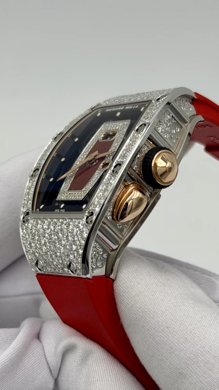 Richard Mille RM037 White Gold with Diamond Case RM 037 WG 6