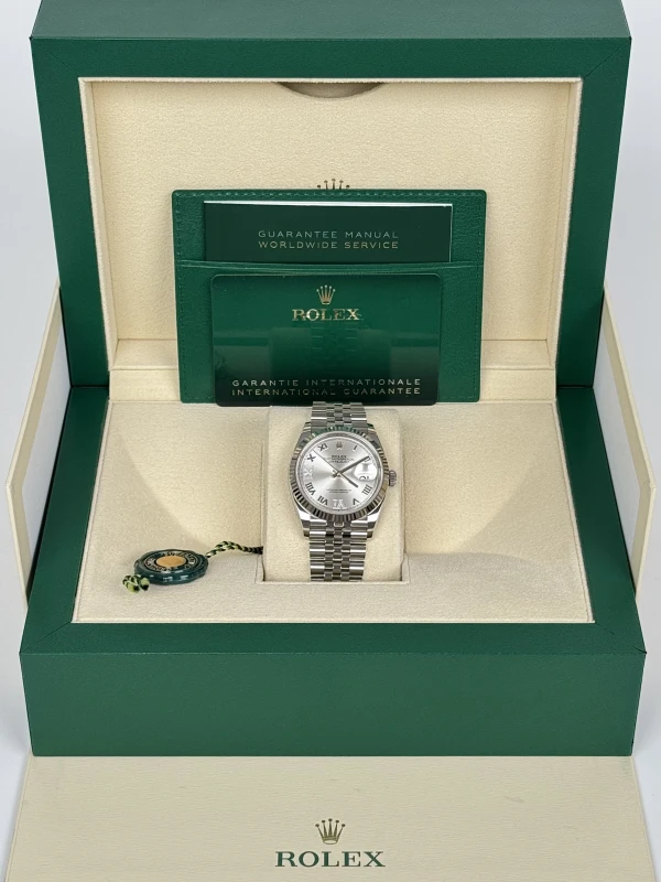 Rolex 36mm Steel and White Gold 126234-0029 5
